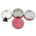 New Design Discolored Metal Herb Grinder 4 Layers Custom Logo Aluminum Alloy Cigarette Tobacco Herb Grinder For Smoking Accessor